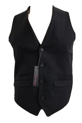 Black pin striped smart formal - striped,